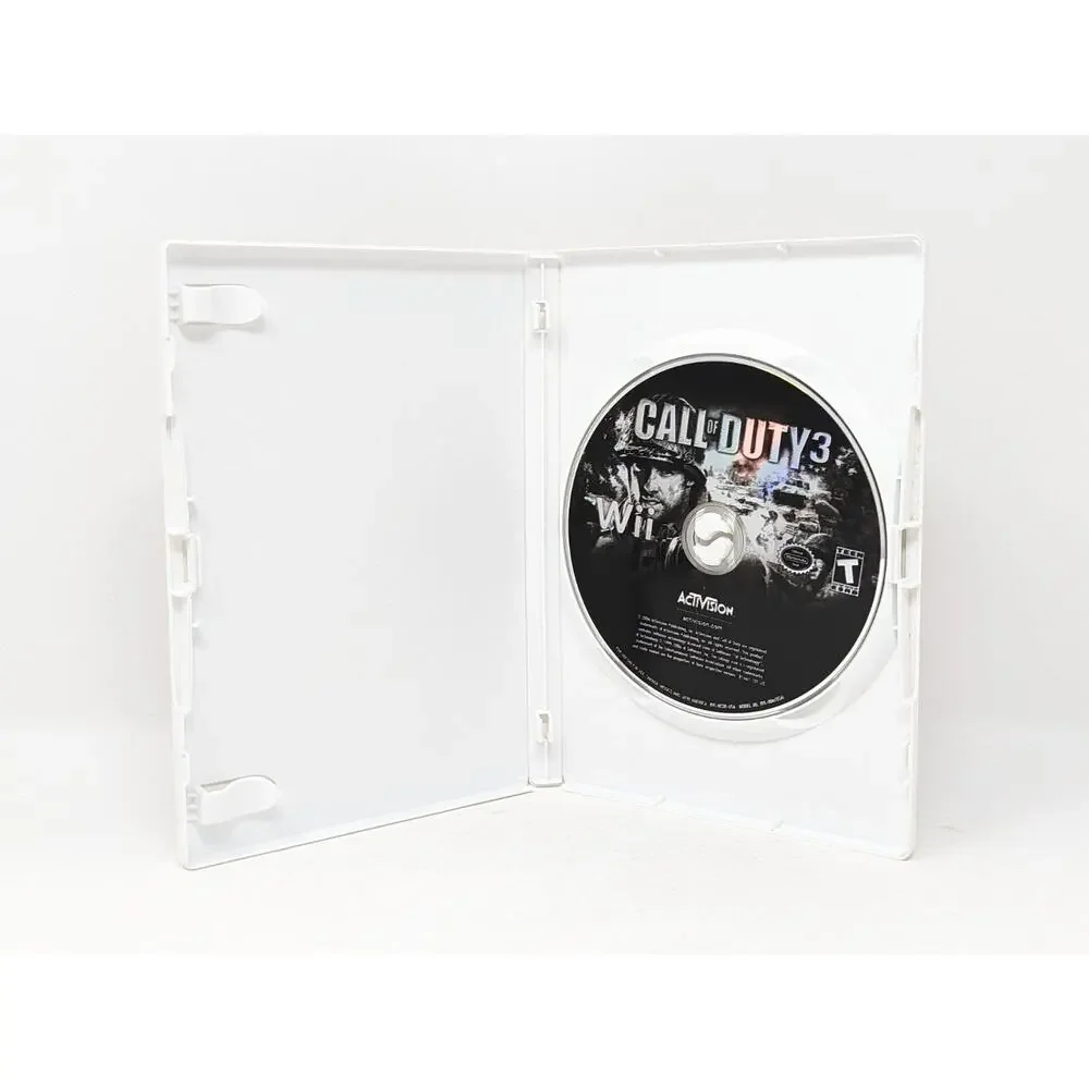 Call Of Duty 3 Nintendo Wii Video Game No Manual Tested Works Great